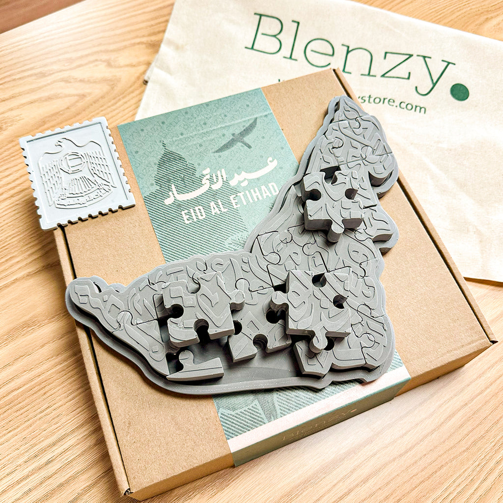 UAE Puzzle Map