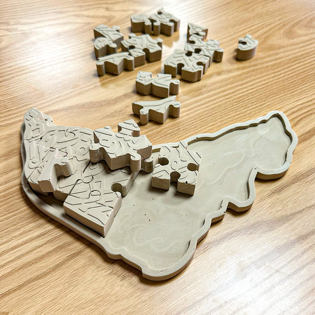 UAE Puzzle Map